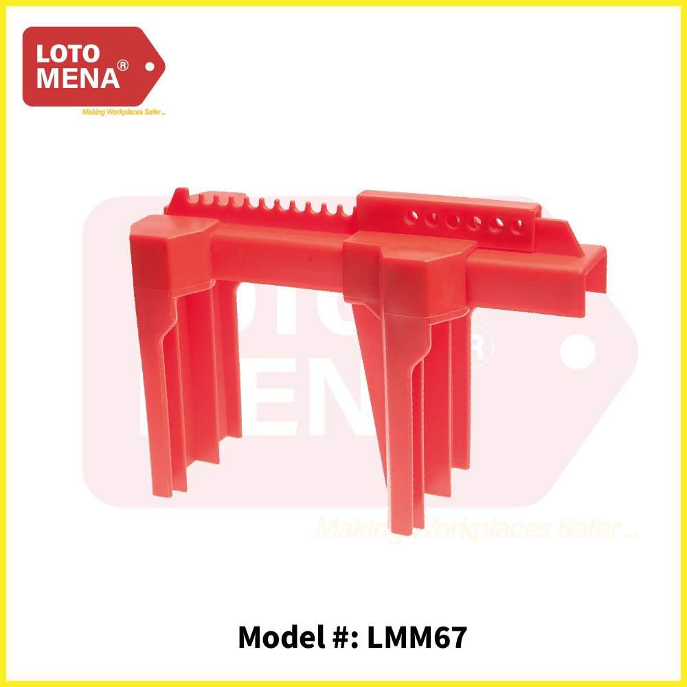 BALL VALVE LOCKOUT - Adjustable LARGE - LOTO MENA