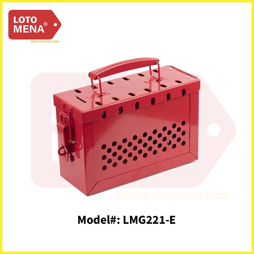 Group Lockout Box – Economic : RED