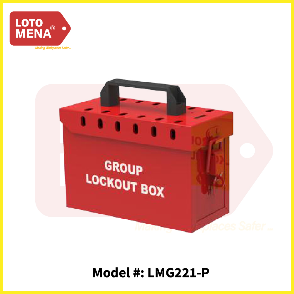 Group Lockout Box – Premium : RED