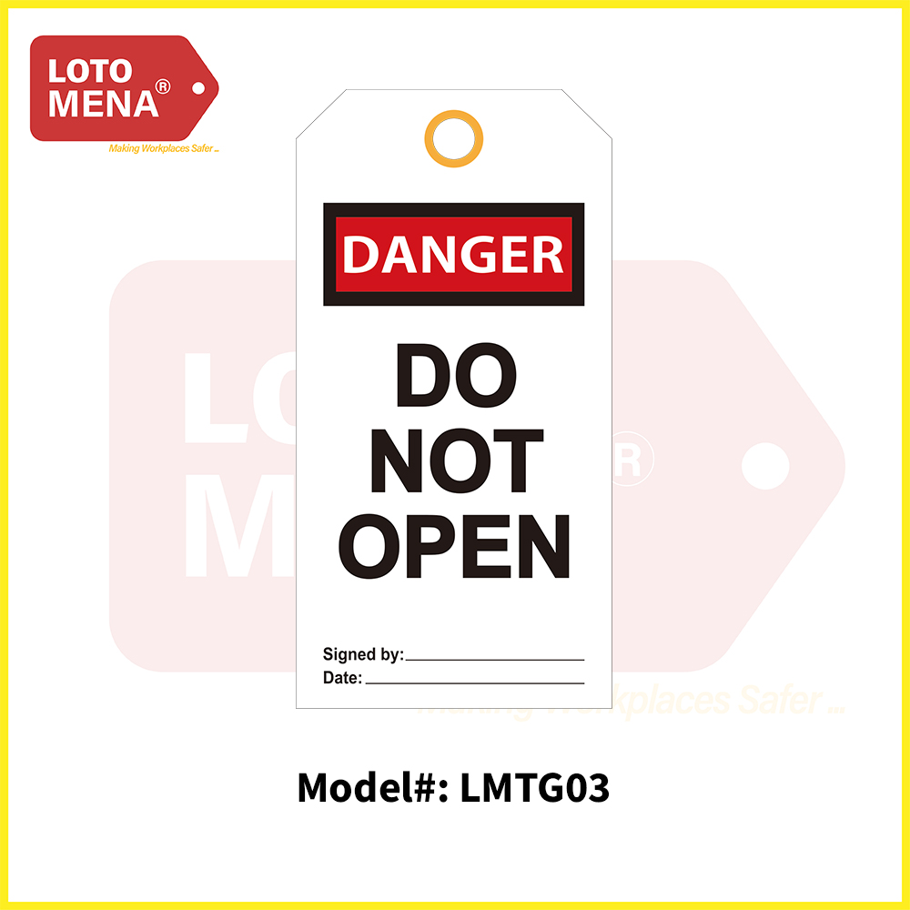 LOTO Tag – DO NOT OPEN