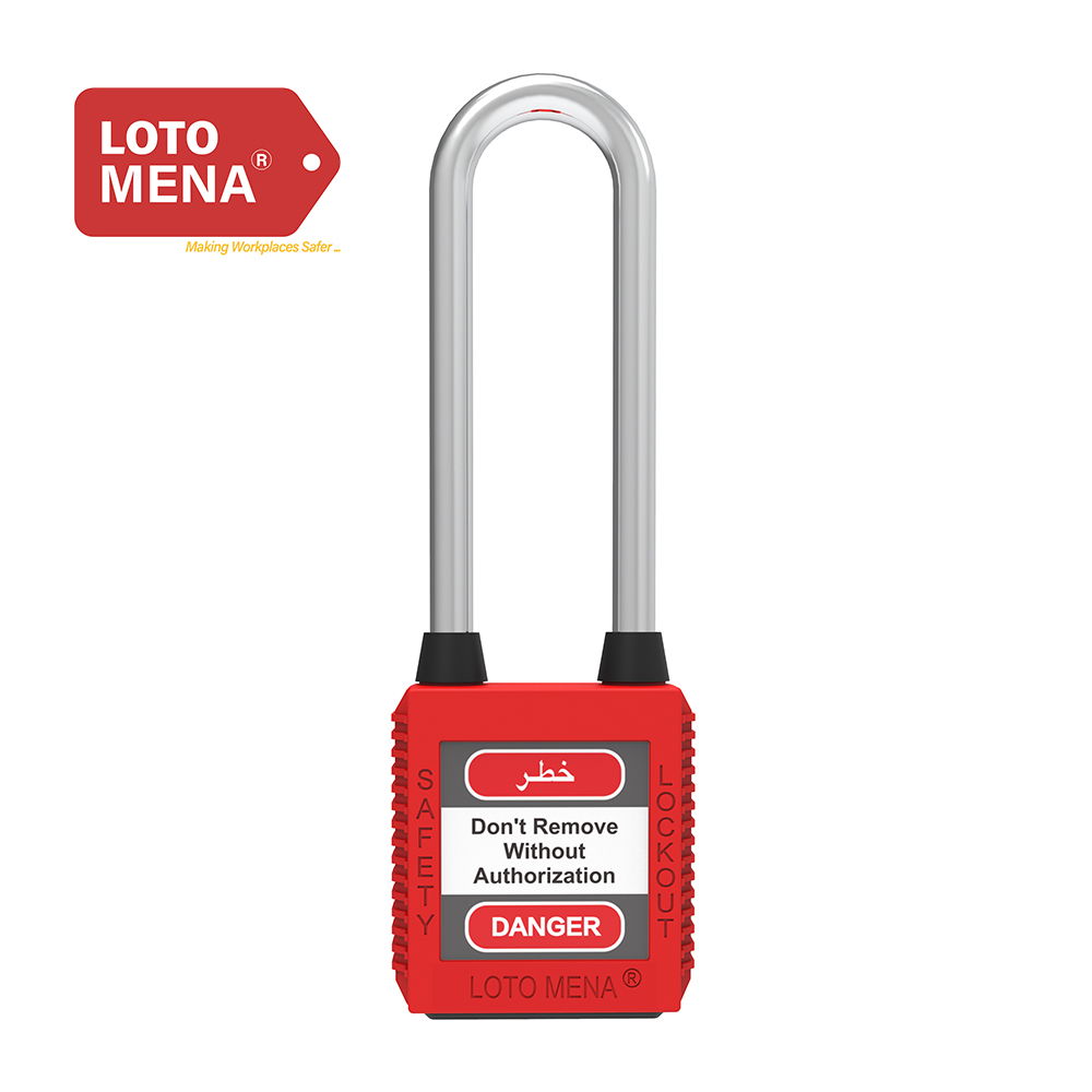 Safety Lockout Padlock – LONG STEEL : PLMSL335