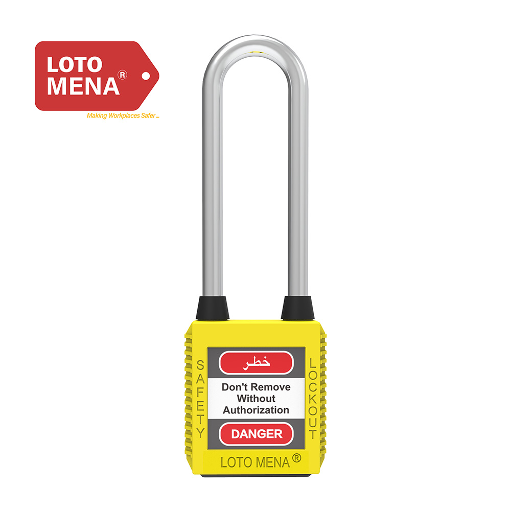 Safety Lockout Padlock – LONG STEEL : PLMSL336